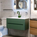EASY CANNETTO EC07CS VERDE BOSCO - Долен MDF шкаф за баня, зелен