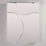 Модерен огледален PVC шкаф за баня 