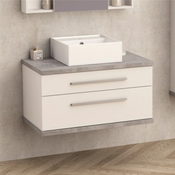Долен шкаф за баня PVC и цвят тупе Inter Ceramic 8144-1