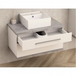 Долен шкаф за баня PVC и цвят тупе Inter Ceramic 8144-1