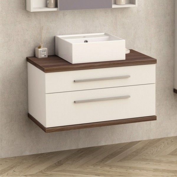 Долен шкаф за баня PVC и цвят кафяв Inter Ceramic 8144-2