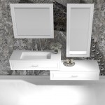 Стилна мебел за баня от камък 25 INTER CERAMIC