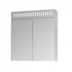 Горен шкаф за баня с LED и огледало ДОНА