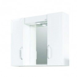 Горен шкаф за баня с LED и огледало КЕРИ