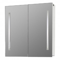 Горен шкаф за баня с LED и огледало АСТОР