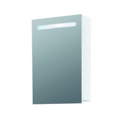 Горен шкаф за баня с LED и огледало КАСТЕЛ
