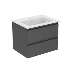 CONNECT E K8698Y2 - Шкаф за баня с две чекмеджета с мивка 